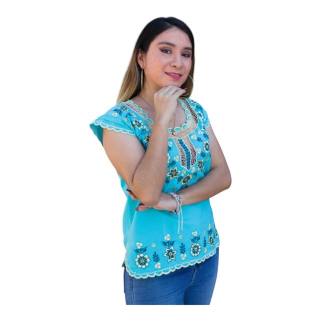 Blusa Yucateca Bordada Nicte