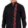 Guayabera Yucateca con bordado palomita. Algodón Oxford ML - Image 6