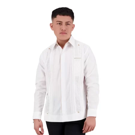 Guayabera Yucateca Encaje Importado Mérida ML